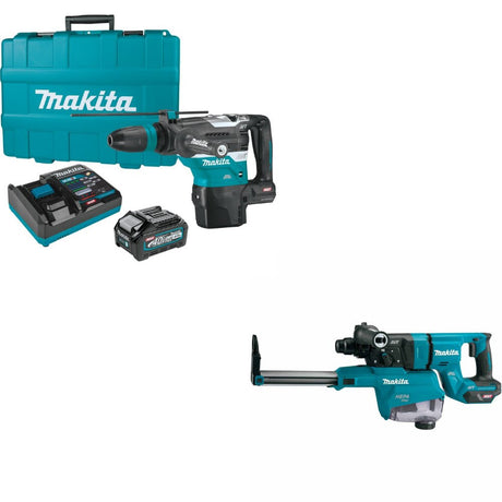 Makita GRH05M1 Rotary Hammer Kit W/ FREE GRH07ZW D-Handle Hammer