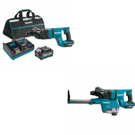 Makita GRH07M1 Rotary Hammer Kit W/ FREE GRH07ZW Dust Extractor