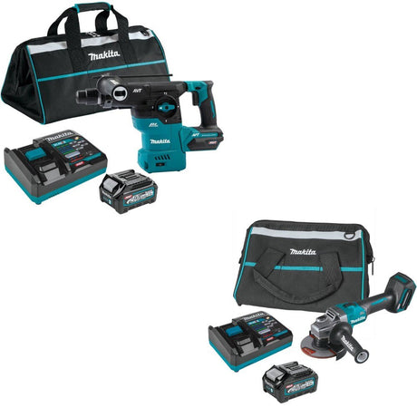 Makita GRH08M1 Rotary Hammer Kit W/ FREE GAG01M1 Angle Grinder Kit
