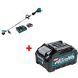 Makita GRU01M1 40V Max XGT 15" String Trimmer Kit w/ FREE BL4040 40V Max Battery