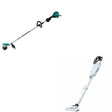 Makita GRU01Z 40V max XGT 15" String Trimmer, Tool Only W/ GLC02Z 4-Speed Compact Stick Vacuum