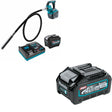 Makita GRV02L1 40V Max XGT 8' Vibrator Kit W/ FREE BL4040 40V Max 4.0Ah Battery