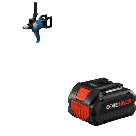 Bosch GRW18V-120N 18V Mud Mixer Kit W/ FREE GBA18V60 6Ah Battery