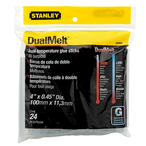 Stanley GS20DT DualMelt Glue Sticks 4" - 24 Pack