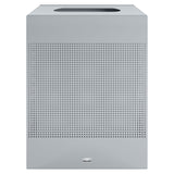Rubbermaid FGSC22EPLTBK Open Top Square Steel Waste Receptacle with Rigid Plastic Liner