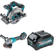 Makita GSH05Z Circ Saw Kit W/ GAG06Z Angle Grinder and FREE Battery