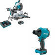 Makita GSL04M1 40V max XGT 12" Sliding Compound Miter Saw W/ FREE GSA01Z Blower