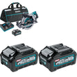 Makita GSR02M1 10-1/4" Rear Handle Saw Kit W/ BL4040 4.0Ah Battery, 2 Pack