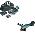 Makita GSR02M1 Rear Handle 10-1/4in Saw Kit W/ FREE GAG13Z Angle Grinder