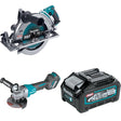 Makita GSR02Z Rear Handle Saw Kit W/ GAG06Z Grinder and FREE Battery