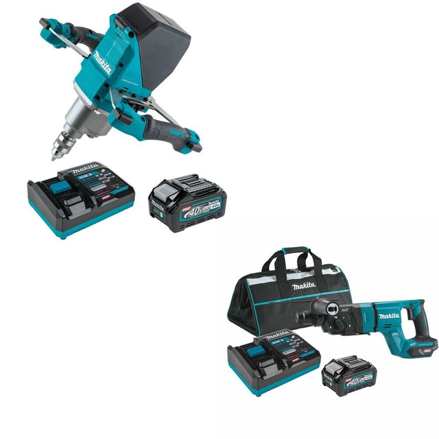 Makita GTU01M1 Mixer Kit W/ FREE GRH07M1 Rotary Hammer Kit