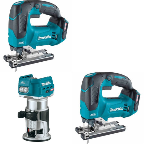 Makita GVJ02Z Jig Saw, 2 Pack Kit W/ FREE GTR01Z Compact Router