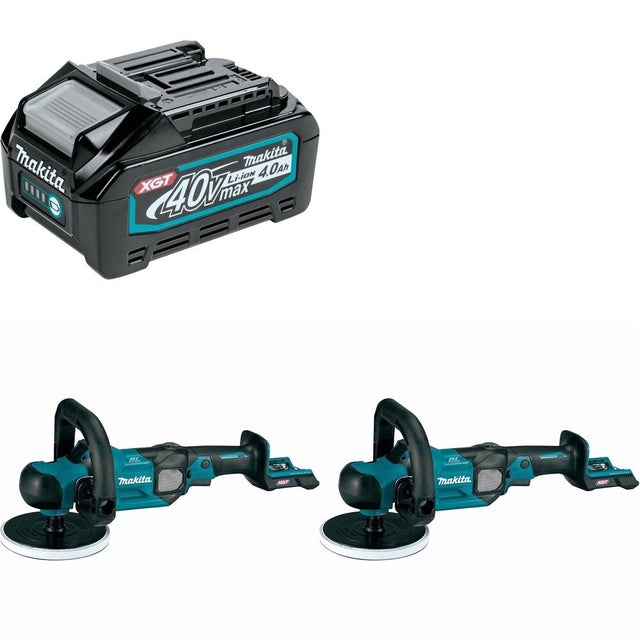 Makita GVP01Z[2] Polisher W/ FREE BL4040 Battery