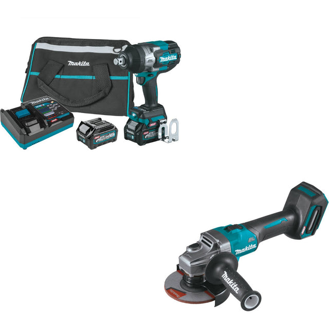 Makita GWT01D 40V max XGT® Impact Wrench Kit W/ FREE GAG01Z 40V Max Grinder