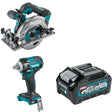 Makita GWT04Z Impact Wrench W/ GSH05Z Circular Saw and FREE BL4040 Battery