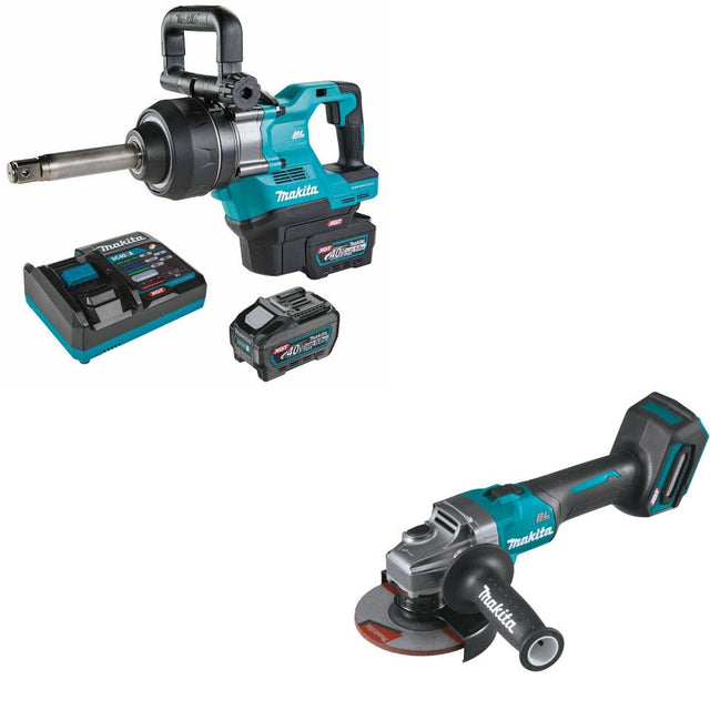 Makita GWT10T Impact Wrench Kit W/ FREE GAG01Z 4-1/2-5" Angle Grinder