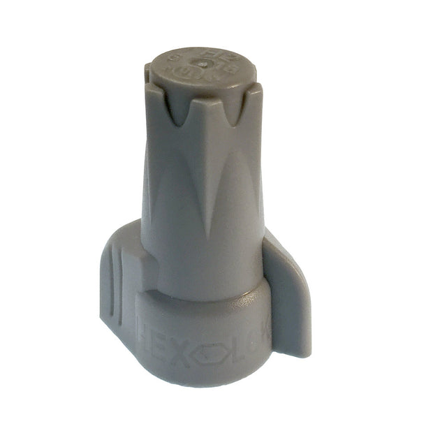 Gardner Bender 12-2H2BU Hex-Lok Wire Connector, Gray H2; 16000/Barrel