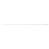 Gardner Bender 46-210 11" Double Lock Cable Ties, Natural, 45 lbs., 100 Pack/Bag