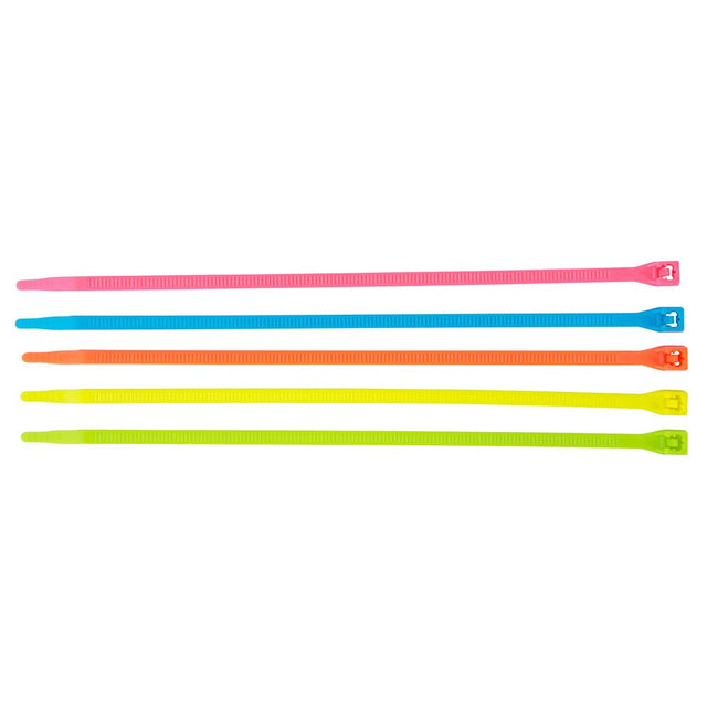 Gardner Bender  46-308FST Cable Tie 8" 75lb Assorted Neon Colors (100-Pack)