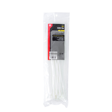 Gardner Bender  46-310 Cable Tie 11" 75lb Natural (100-Pack)