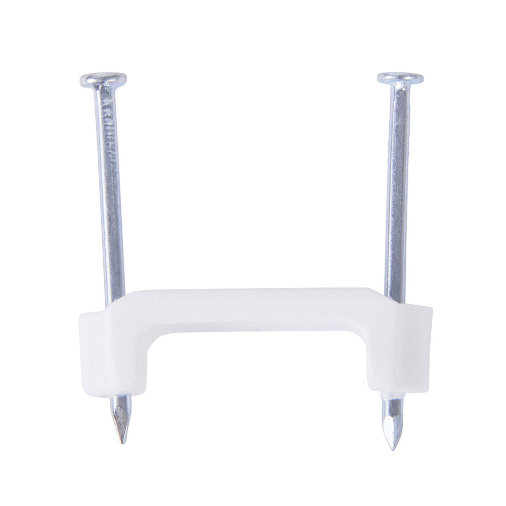 Gardner Bender  PS-75 Plastic Staple 3/4" White, 50/Bag