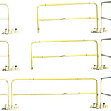 Garlock 409288 Garlock Galvanized Adjustable Safety Railguard, 5.5-7.5' - 3