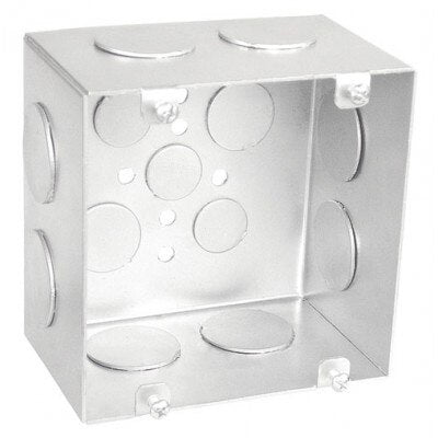 Garvin 72181-1-1/4 4-11/16"x3" Deep Welded Junction Box w/1-1/4" Knockout