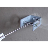 Garvin FB Utility Service Drop Steel Forkbolt Bracket, 12" Threaded - 2