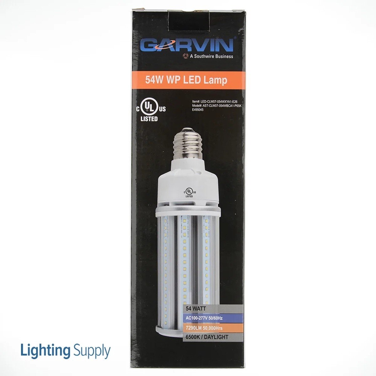 Garvin LED054-E26 54W LED Corn Cob Light Bulb 6500K Daylight with E26 Base - 4