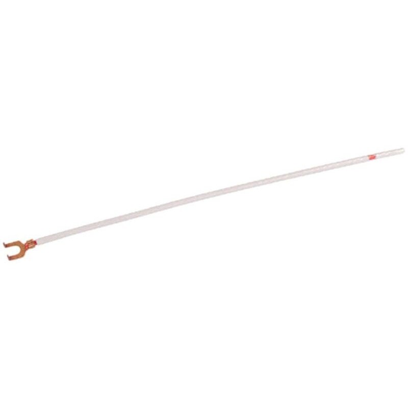 Garvin PTST12WH 8" White 12 Gauge Stranded Wire Grounding Pigtail