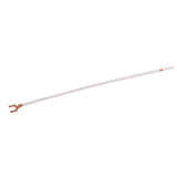Garvin PTST12WH 8" White 12 Gauge Stranded Wire Grounding Pigtail - 2