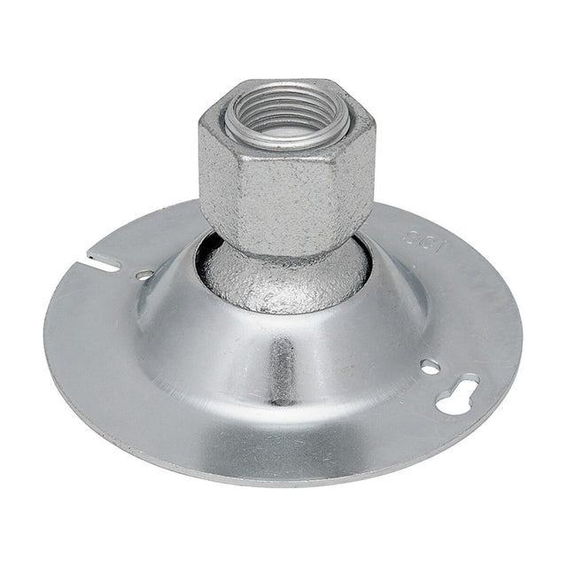 Garvin SC-5075HFR 4" Round Swivel Fixture Hanger 1/2" - 3/4" Pipe, Hinged Door