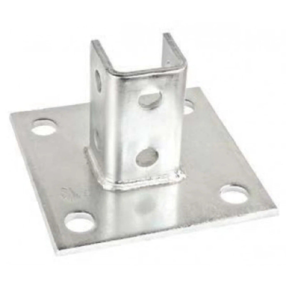 Garvin SFP14 4 Hole Single Channel Post Base for 1-5/8 in. Strut - 2