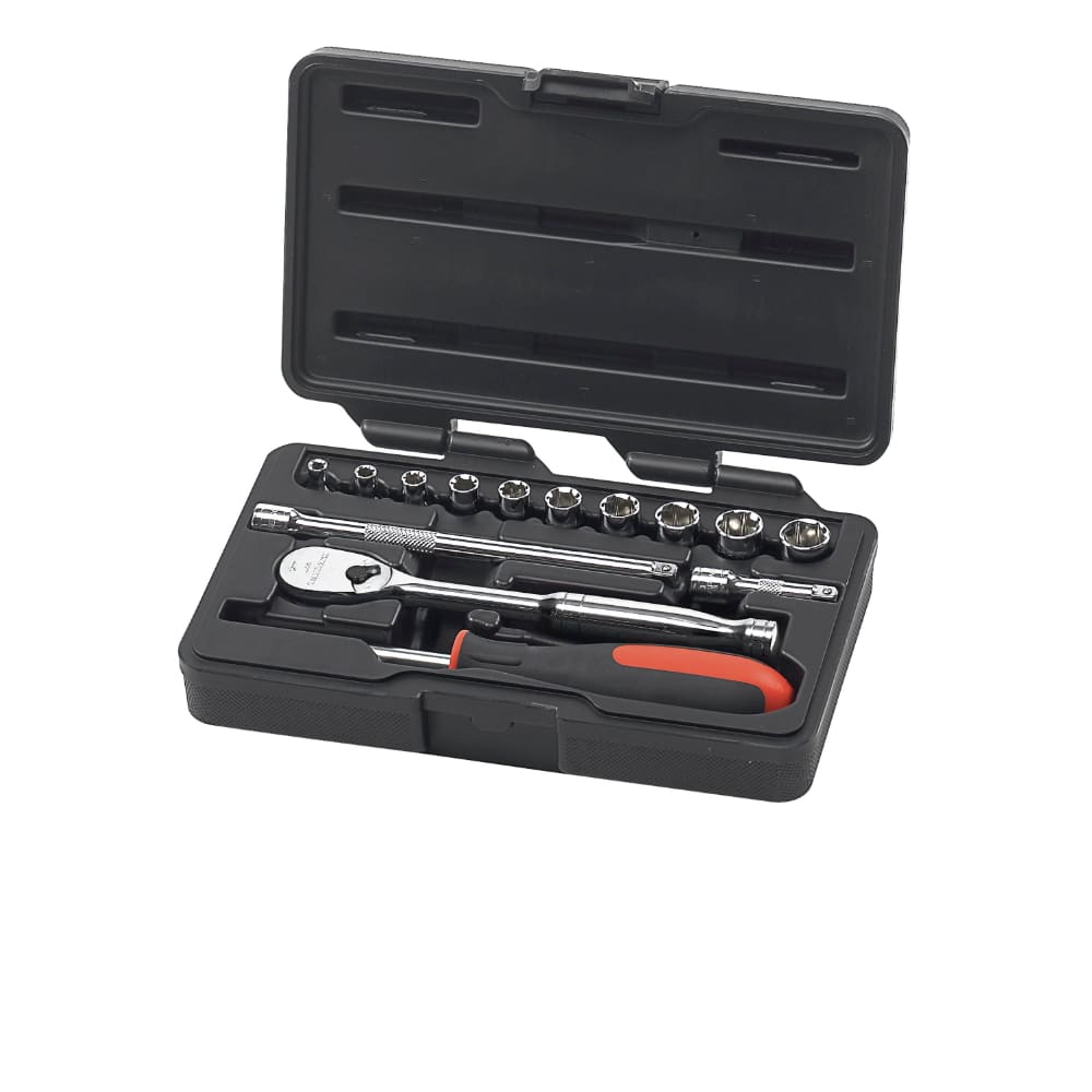 GearWrench 80326 14 Pc. 1/4" Drive 6 Point Standard Metric Mechanics Tool Set