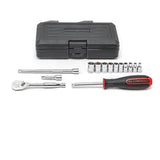 GearWrench 80326 14 Pc. 1/4" Drive 6 Point Standard Metric Mechanics Tool Set - 2