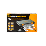 GearWrench 80550P 56 Pc. 3/8" Drive 6 Point 120XP Standard & Deep SAE/Metric Mechanics Tool Set - 6