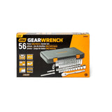 GearWrench 80550P 56 Pc. 3/8" Drive 6 Point 120XP Standard & Deep SAE/Metric Mechanics Tool Set - 6