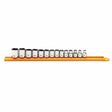 GearWrench 80552H 14 Piece 3/8" Drive 6 Point Metric Hi-Viz Socket Set