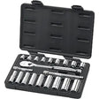 GearWrench 80557 21 Pc. 3/8" Drive 6 & 12 Point Standard & Deep SAE Mechanics Tool Set