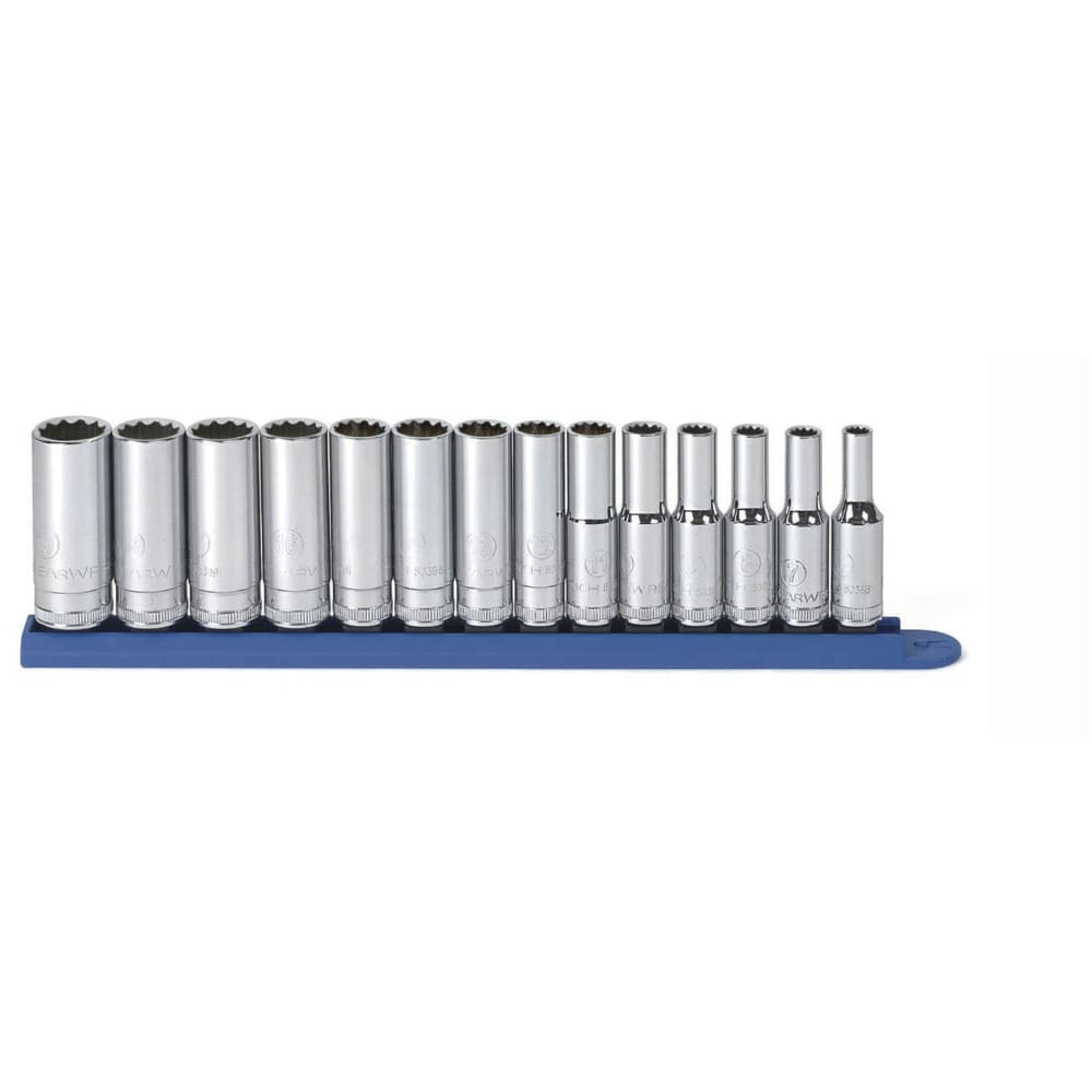 GearWrench 80562 14 Pc. 3/8" Drive 12 Point Deep Metric Socket Set