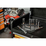 GearWrench 80705H 8 Piece 1/2" Drive 6 Point SAE Hi-Viz Deep Socket Set - 7