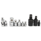GearWrench 81205 10 Pc. 1/4", 3/8" & 1/2" Drive Universal Joint and Adapter Set
