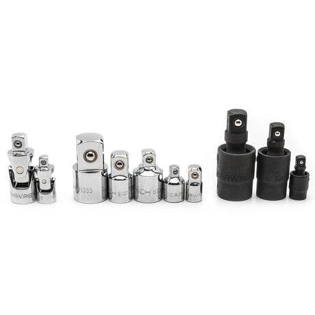 GearWrench 81205 10 Pc. 1/4", 3/8" & 1/2" Drive Universal Joint and Adapter Set