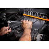 GearWrench 81206XP 3 Piece 1/4, 3/8 and 1/2 Drive 120XP Full Polish Teardrop Ratchet Set - 7