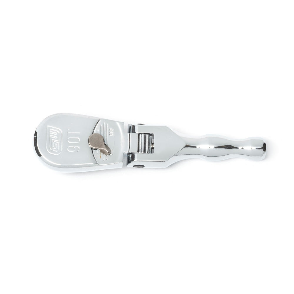 GearWrench 81230T 4 Pc. 1/4", 3/8" & 1/2" Drive 90-Tooth Flex Head Teardrop Ratchet Set - 3