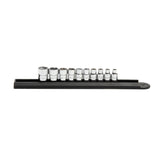 GearWrench 81395 10 Piece 1/4" Drive 6 Point Stubby Socket Set SAE