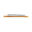 GearWrench 81396 14 Piece 3/8" Drive 6 Point Stubby Socket Set Metric
