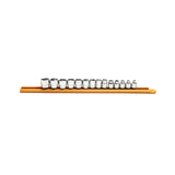 GearWrench 81396 14 Piece 3/8" Drive 6 Point Stubby Socket Set Metric