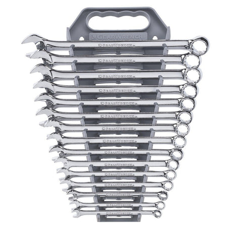 GearWrench 81902 15 Pc. 12 Point Long Pattern Combination Metric Wrench Set