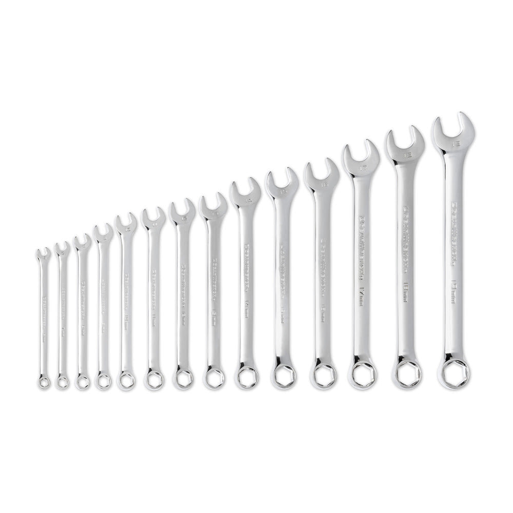 GearWrench 81925 14 Pc. 6 Point Combination Metric Wrench Set - 2